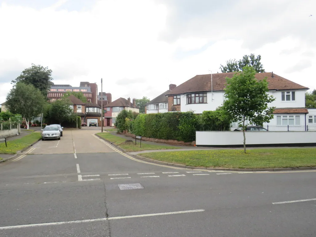 Oriental Close, a residential street in Woking