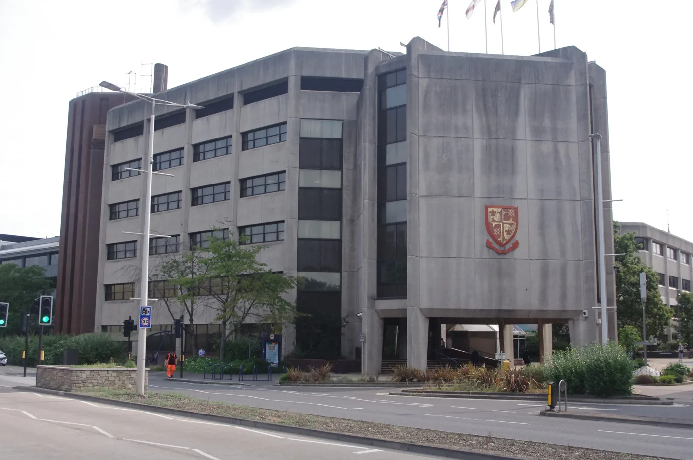 Woking Borough Council's Civic Offices on Victoria Way