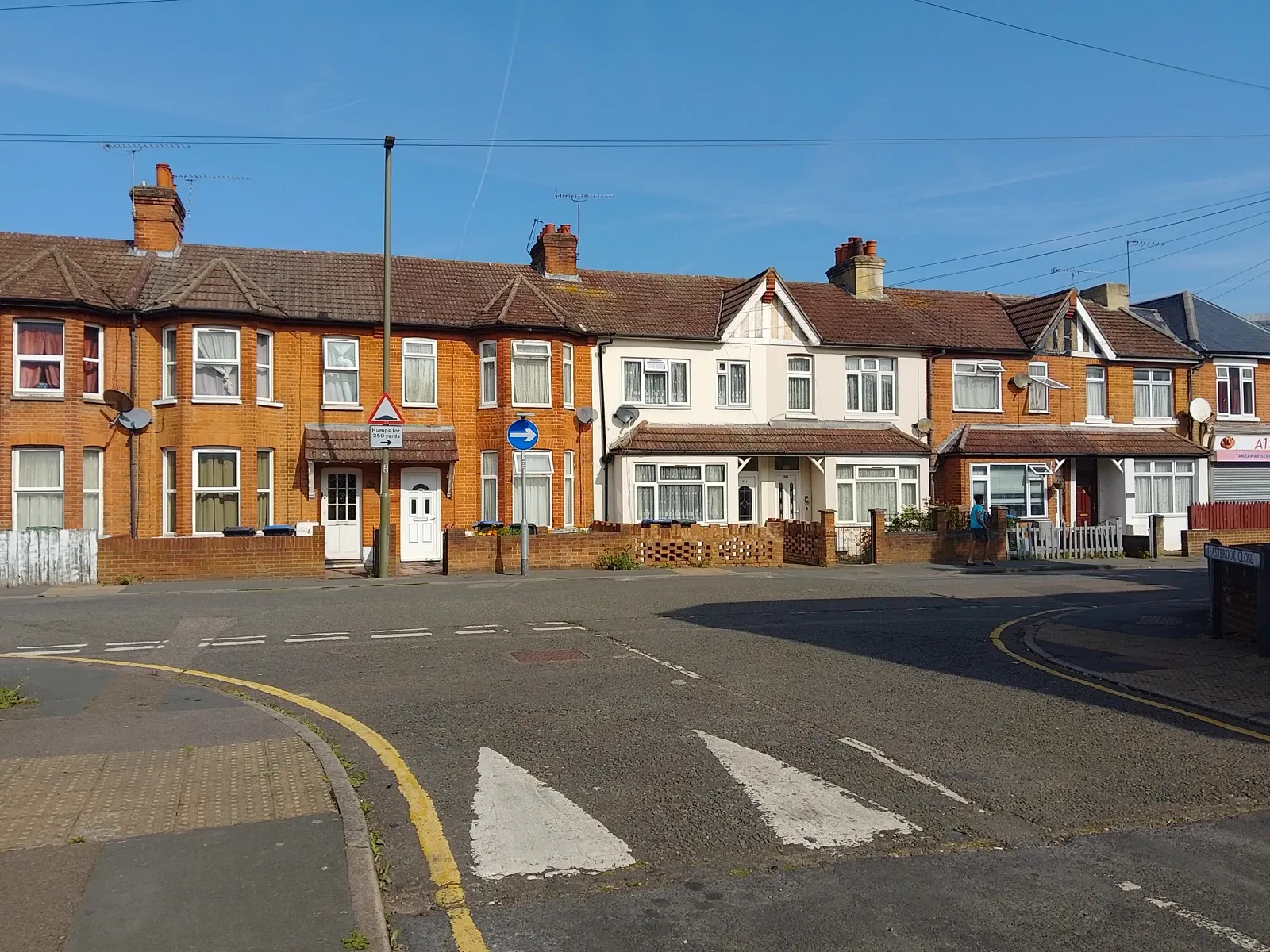 Houses on Walton Road, Woking